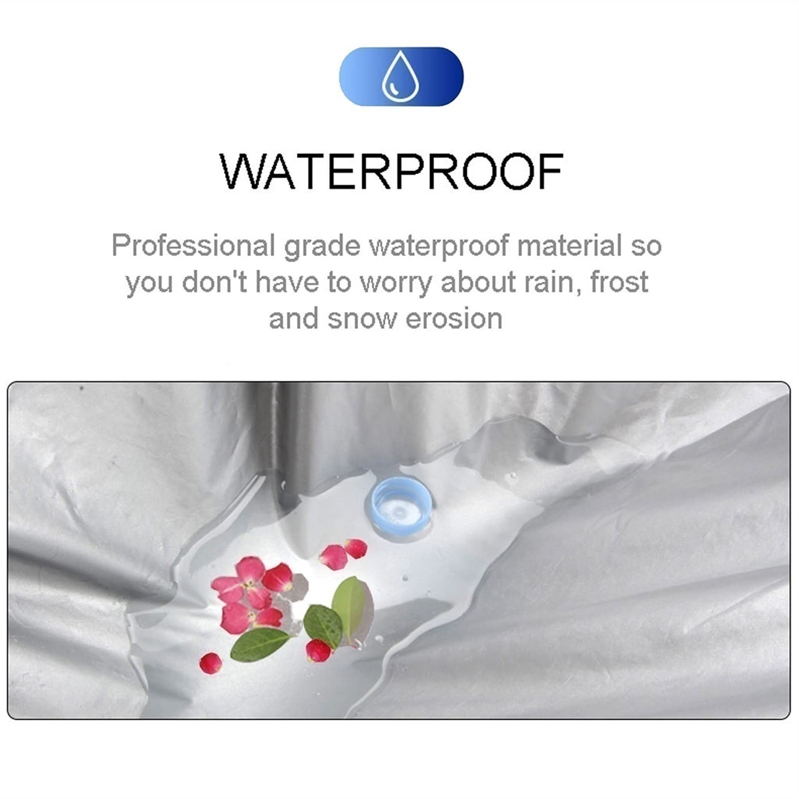 Waterproof Car Cover for BMW 4 Series 428 430 435 440 - Dustproof Windproof All-Weather Protection for Rain & Snow - Black Universal Fit - Protects Car Paint from Weather Damage (Perfect for Outdoor Parking & Long-Term Storage)