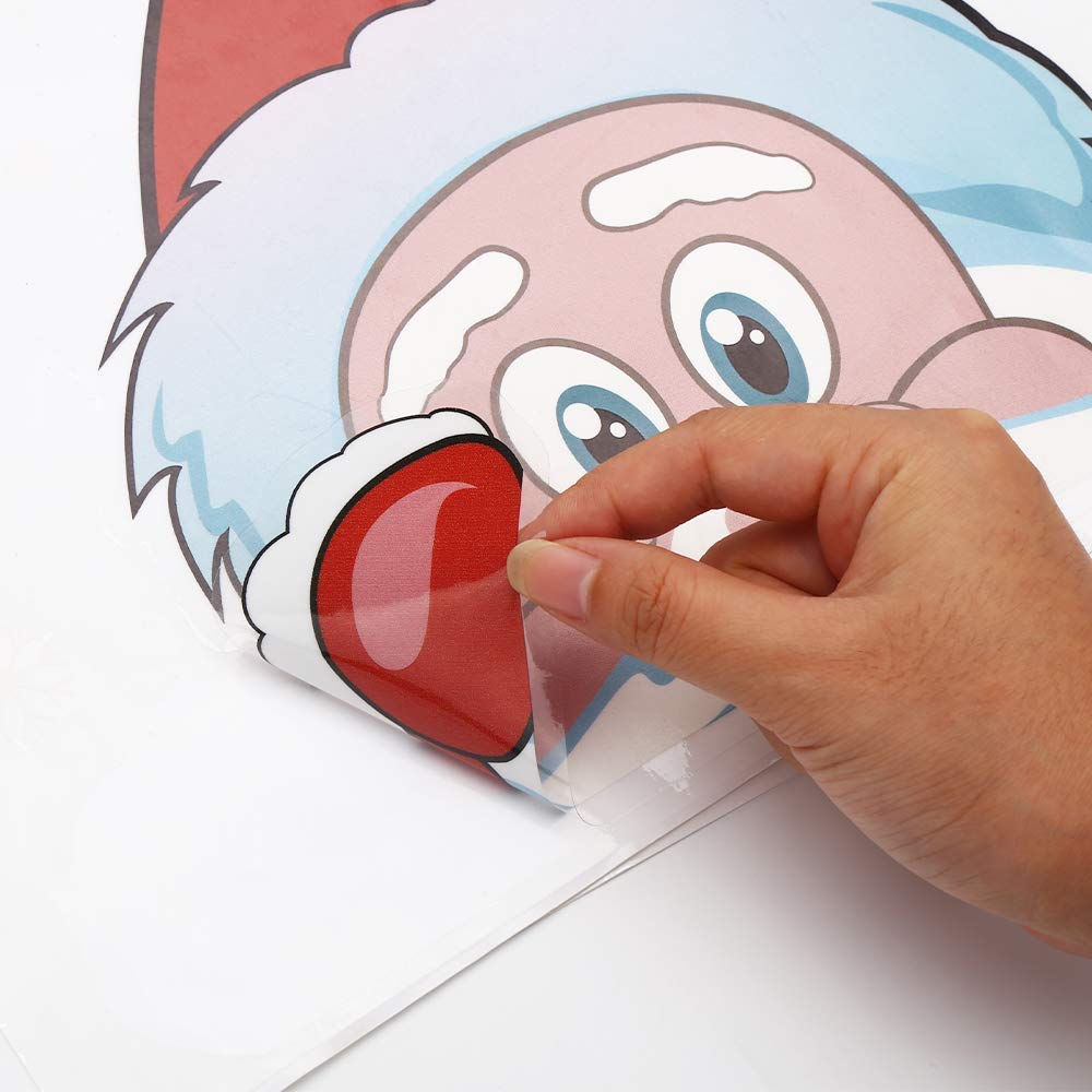 CCINEE Christmas Window Clings - 208PCS Holiday Window Stickers with Snowflakes, Santa Claus & Reindeer Decorations for Home, Office & Classroom | Festive Winter Decor