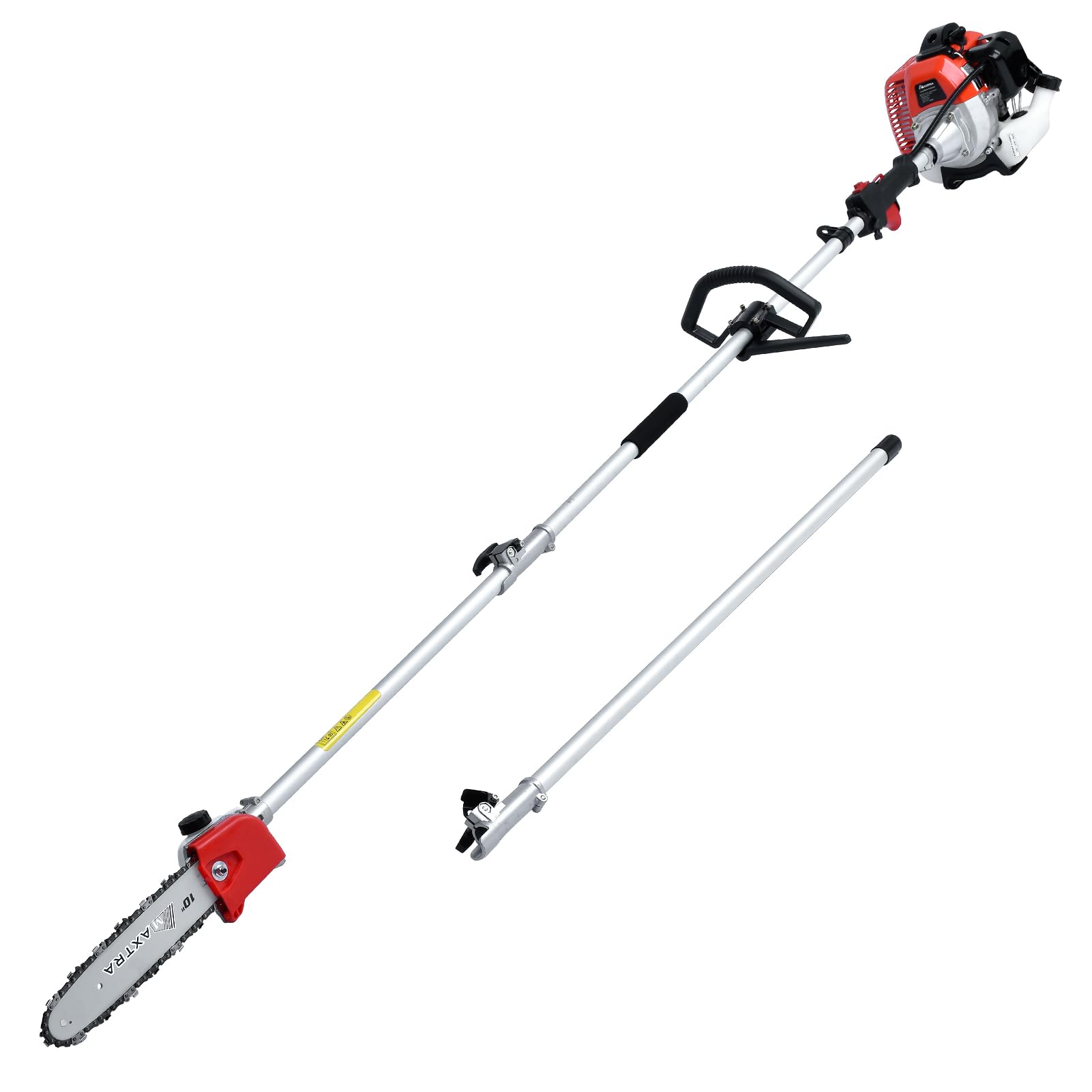 **Gas Powered Pole Saw - 16-FT Reach Cordless Chainsaw with 3.6ft Extension Pole for Tree Trimming & Pruning | Ideal for Tree Limb Cutting, Landscaping & DIY Yard Maintenance**