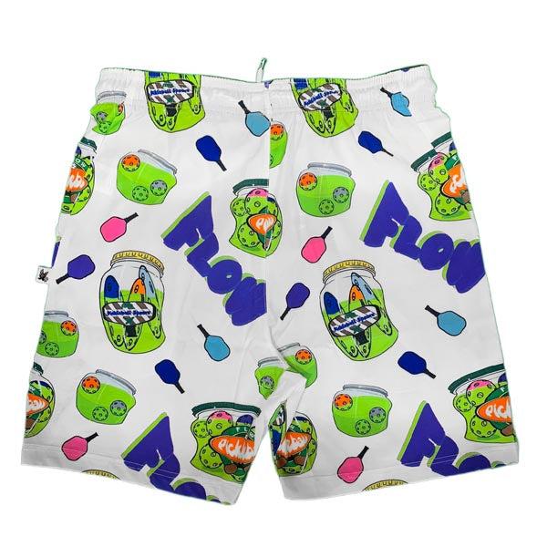 Men's White Pickleball Shorts - Breathable & Lightweight Athletic Shorts for Pickleball, Tennis & Gym Workouts - Perfect for Sports & Casual Wear