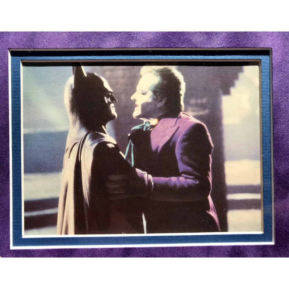 Jack Nicholson Signed Joker 11x14 Photo - Batman Themed Framed Collage with COA & PSA Authentication - Perfect for Movie Memorabilia Collectors and Batman Fans Display