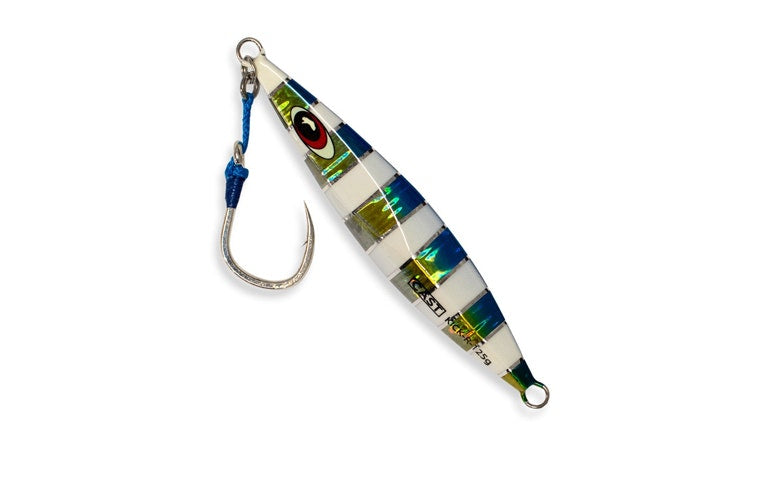 Slow Pitch Jig Casting Lure 125g - Premium Saltwater Fishing Bait for Bass, Tuna & Snapper | Ideal for Deep Sea & Offshore Angling