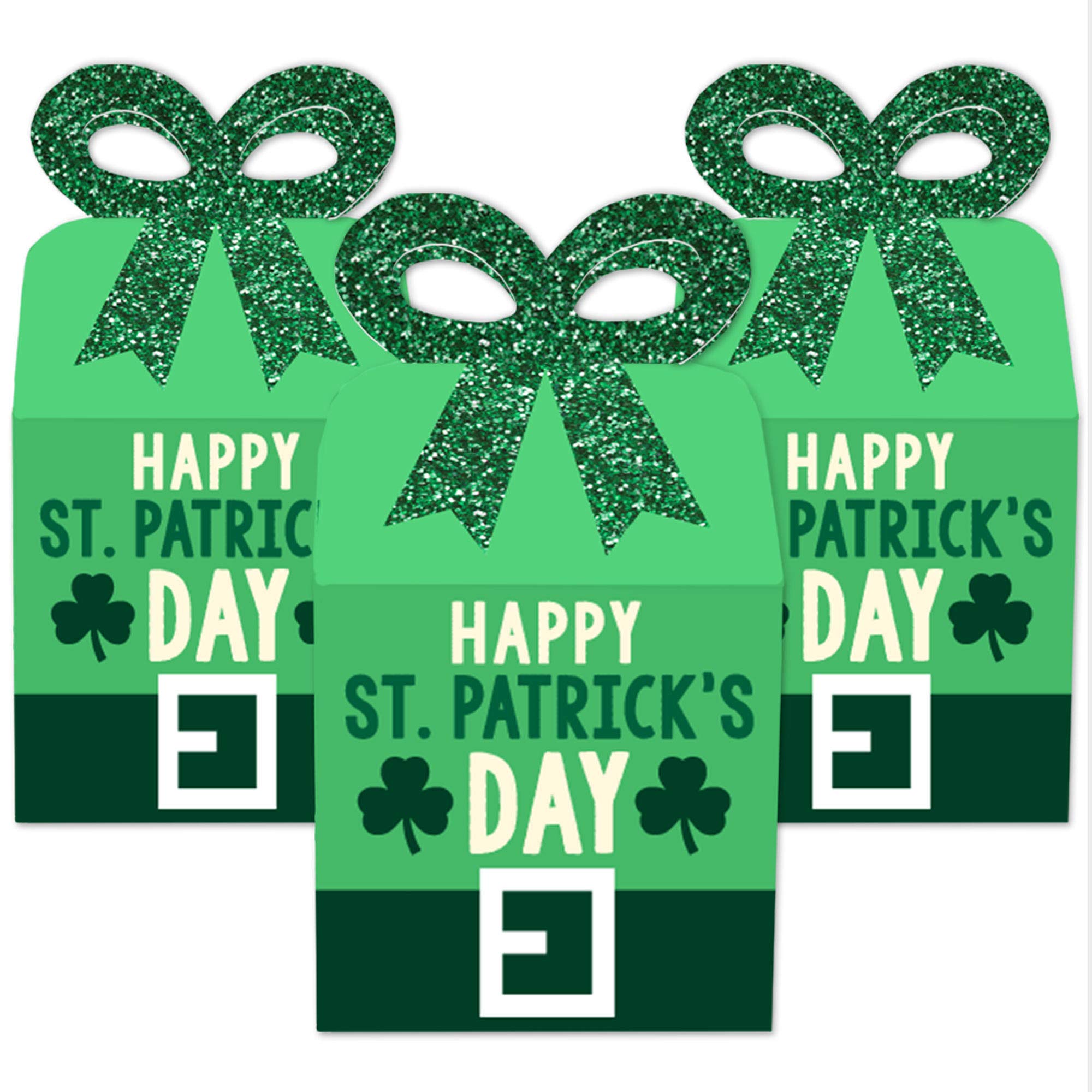 St. Patrick's Day Gift Boxes - 12 Pack for Party Favors & Decor