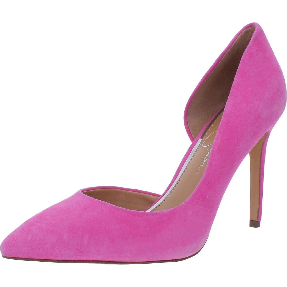 Jessica Simpson Women's Prizma Pointed Toe D'Orsay Heels Pumps - Elegant Dress Shoes for Work, Parties & Special Occasions
