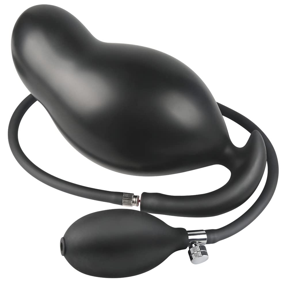 SXOVO Inflatable Expanding Anal Plug - Liquid Silicone Butt Plug for Prostate Massage & G-Spot Stimulation | Adult Sex Toy for Anal Training & SM Play | Perfect for Couples Play & Solo Pleasure