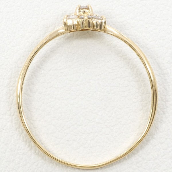 18K Yellow Gold Diamond Ring for Women - Elegant Solitaire Engagement Wedding Band - Perfect for Proposals, Anniversaries & Special Occasions