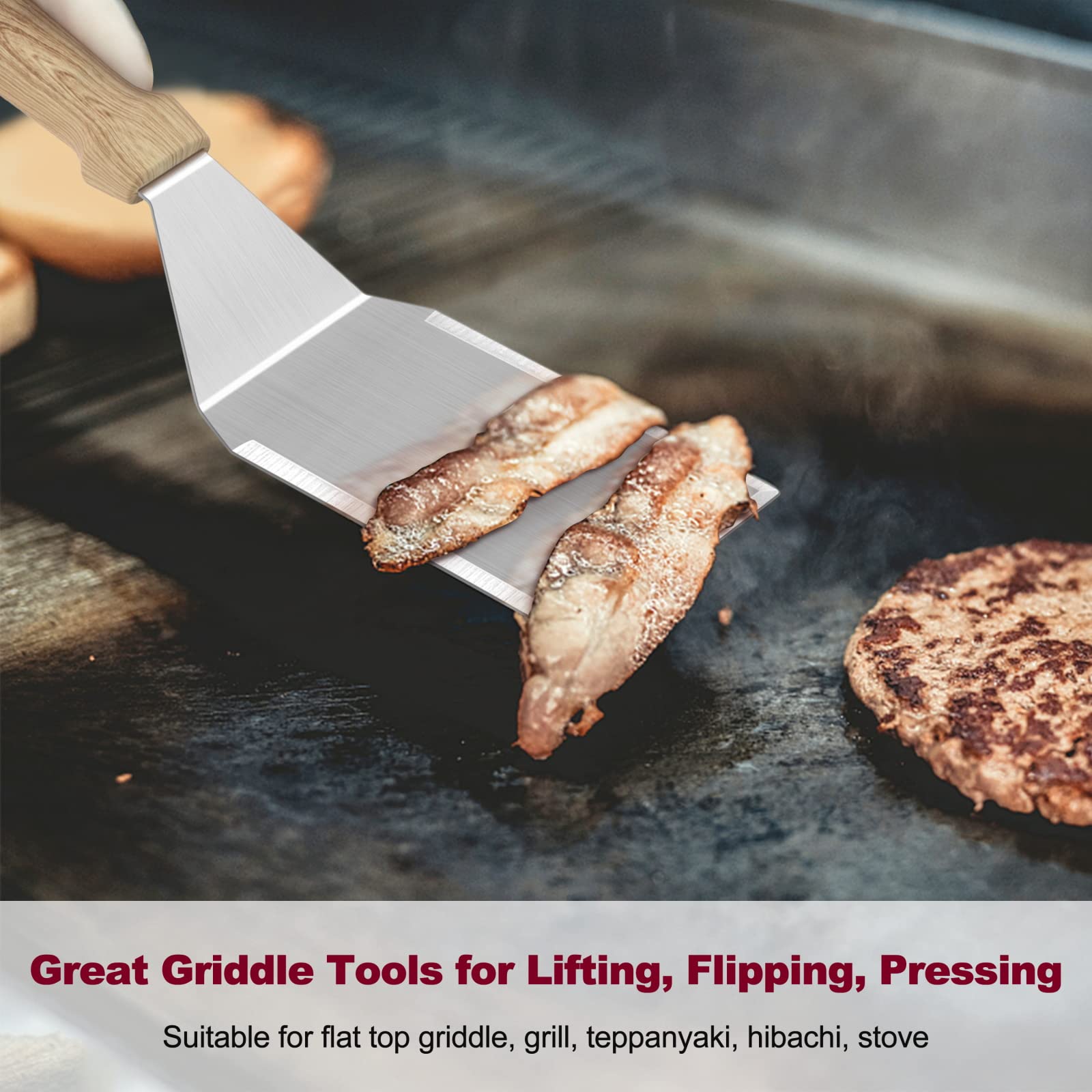 Premium Stainless Steel Spatula Set of 2 - 11.8