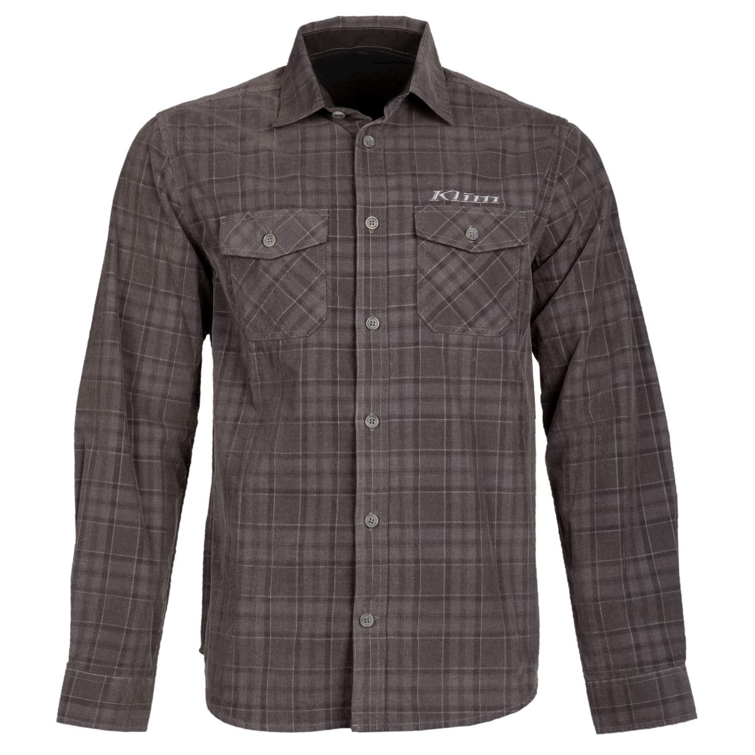 KLIM Men's Garns Cord Shirt - Comfortable Cotton Corduroy Button Down Shirt for Casual Wear, Work & Outdoor Activities