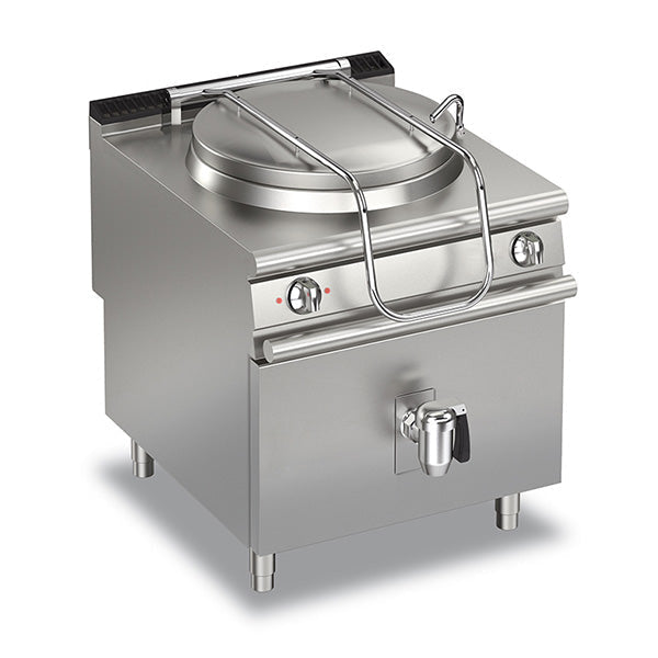 Baron 150L Direct Heating Electric Boiling Pan Q90PF/ED150 - Commercial Stainless Steel Soup Cooker for Restaurants, Catering & Large Batch Cooking