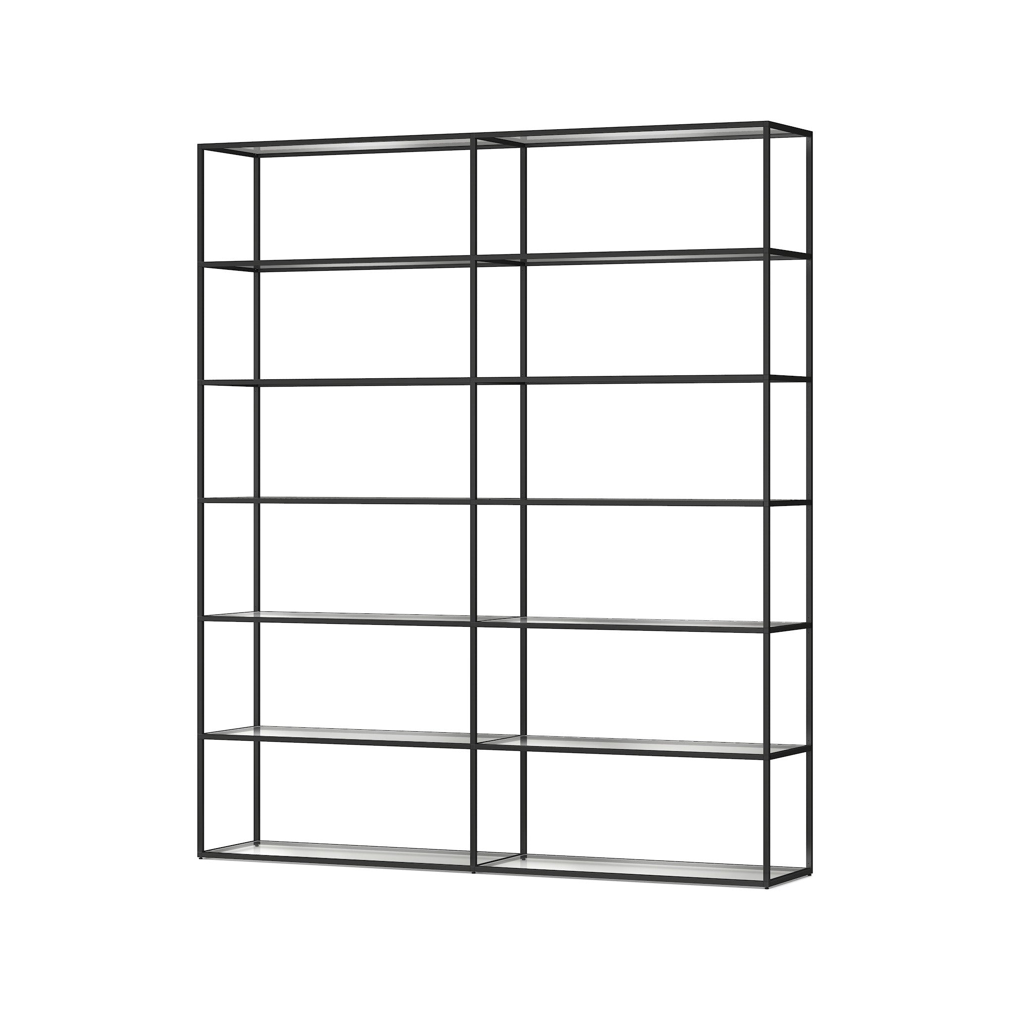 LIUM Decorative Shelving Unit XL 2x6 - Modern Wall Shelf for Living Room, Bedroom & Office Storage - Perfect for Displaying Books, Plants & Home Decor