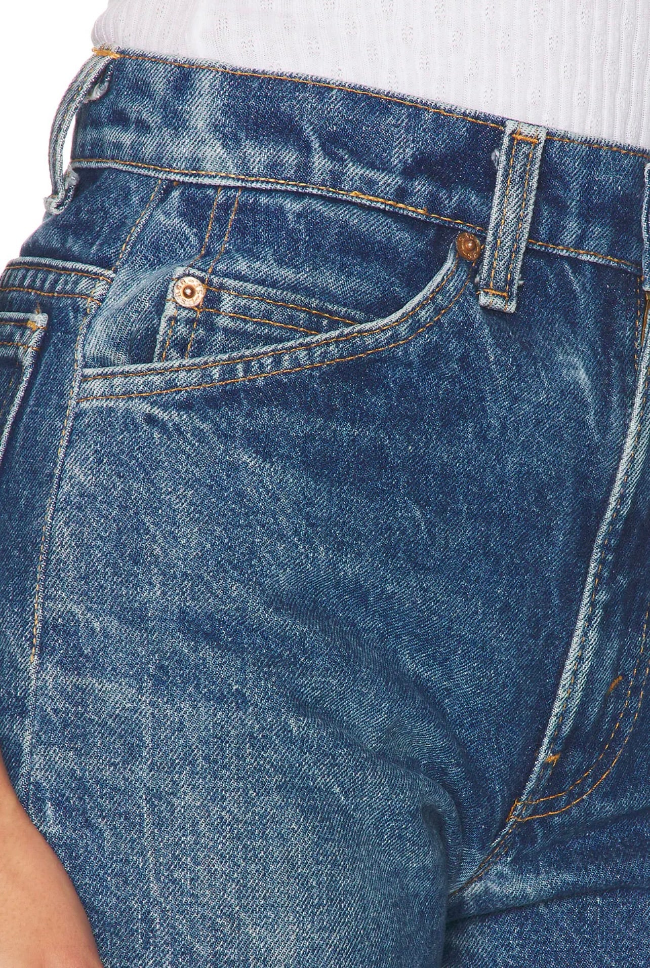 Aligrace Women's Classic Relaxed Denim Shorts - Medium Dark Wash | Comfortable Casual Summer Shorts for Outfits, Beach, and Travel