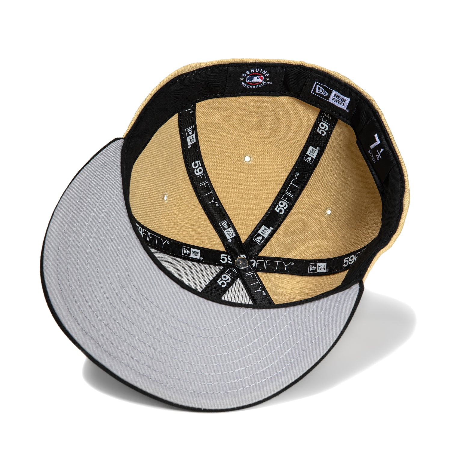 New Era 59Fifty Los Angeles Dodgers Japan Flag Patch Snapback Hat - Tan, Black & Metallic Gold - Official MLB Baseball Cap for Fans & Streetwear Fashion