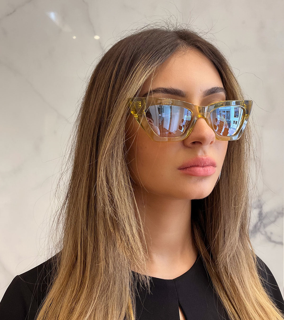 GOD FIVE Polarized Sunglasses for Women & Men - Champagne Gold Frame with UV400 Protection - Fashionable Retro Shades for Driving, Beach, and Outdoor Activities