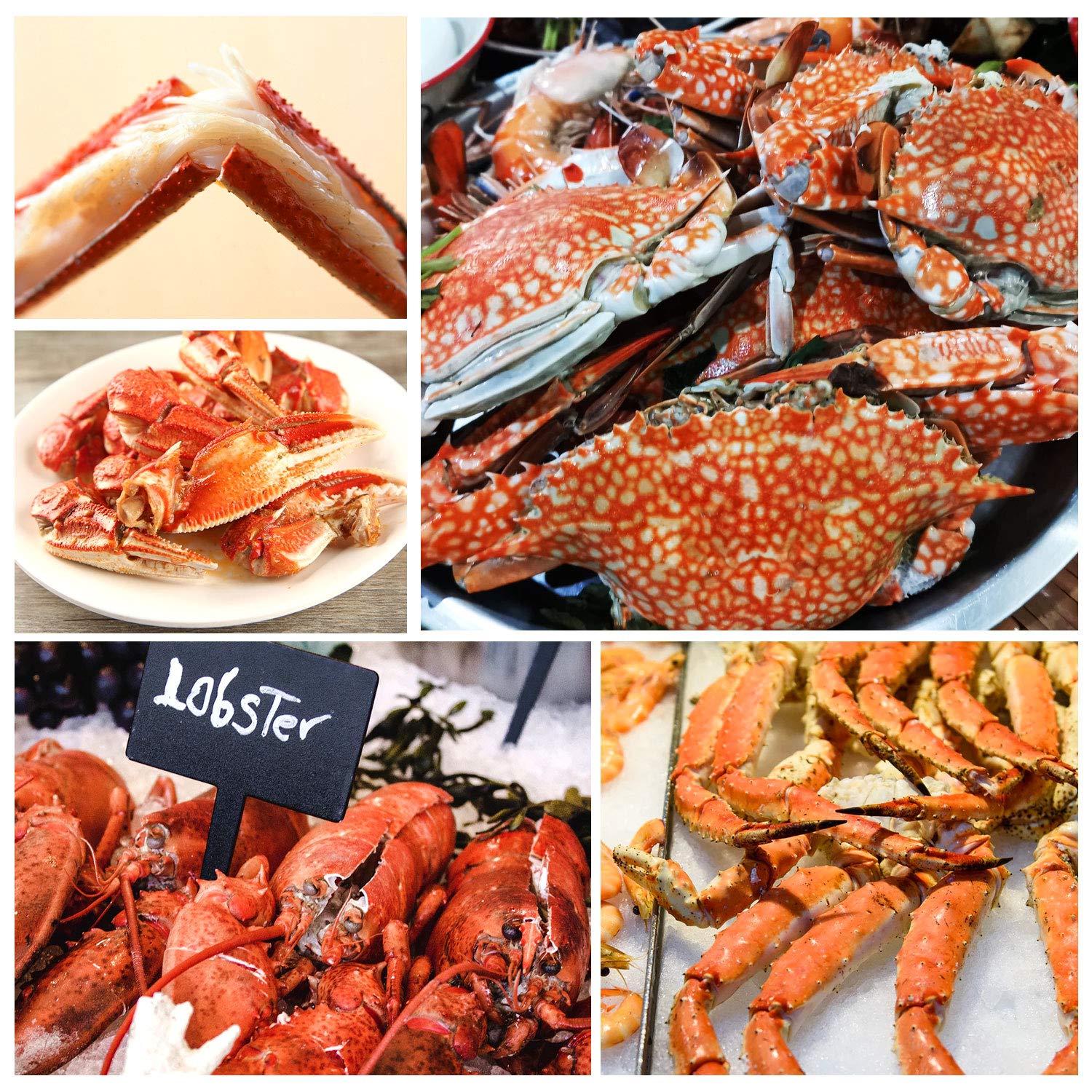 100 Pcs Heavy Duty Crab & Lobster Crackers Set - Premium Seafood & Nut Cracking Tools for Kitchen, Restaurants, and Outdoor Picnics