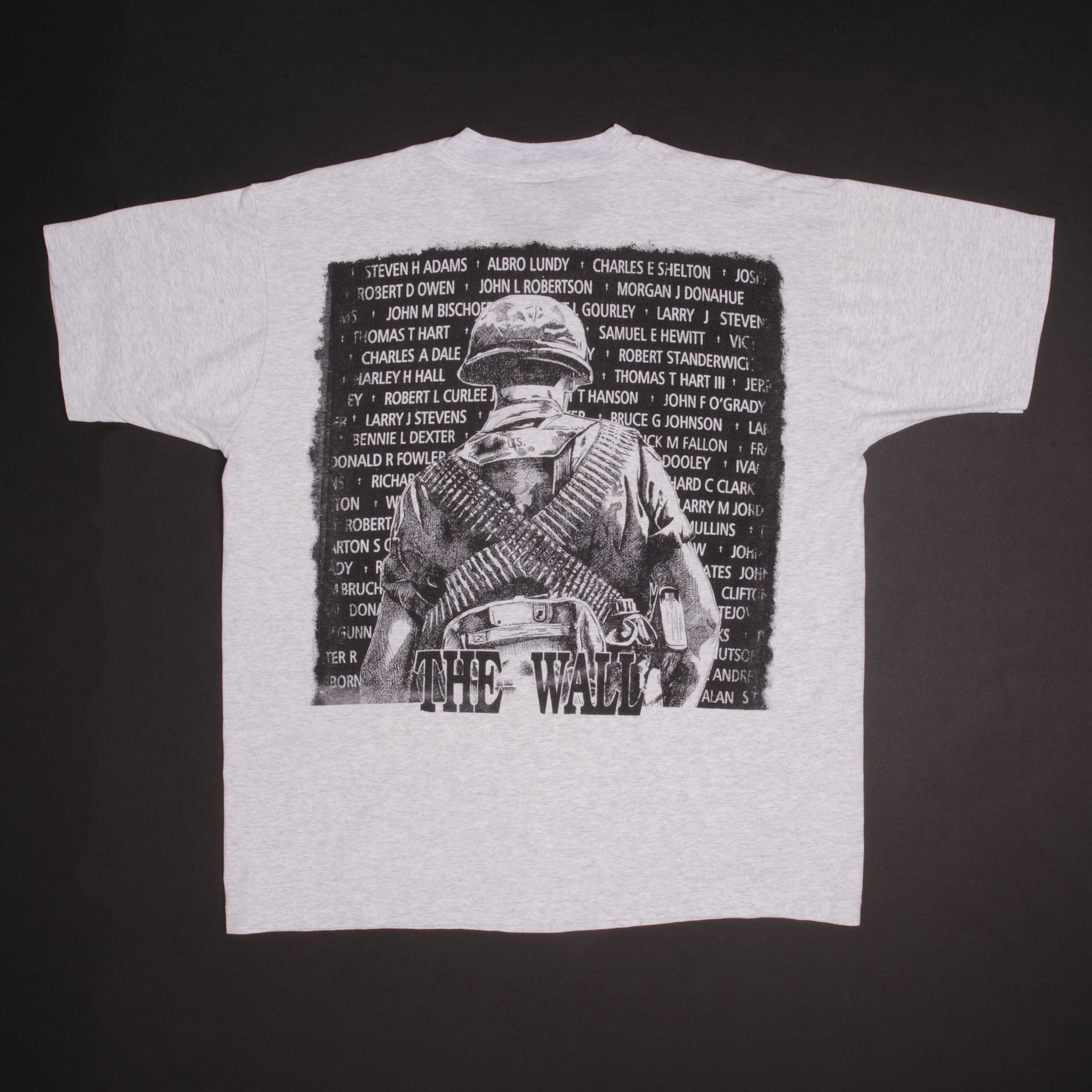 Vintage US Military The Wall Vietnam Vet 1993 T-Shirt - Size XL - 100% Cotton - Made in USA - Patriotic Graphic Tee for Veterans Day, Memorial Day & Military Appreciation Events