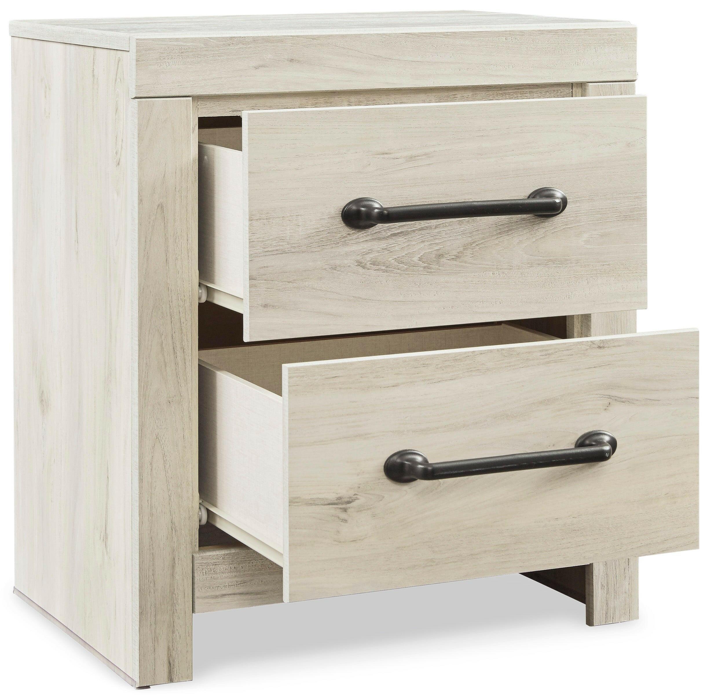 Cambeck Nightstand B192 92 - Modern Bedside Table with Storage Drawer, Wooden Night Stand for Bedroom, Perfect for Small Spaces - Ideal for Bedrooms, Dorms, and Apartments
