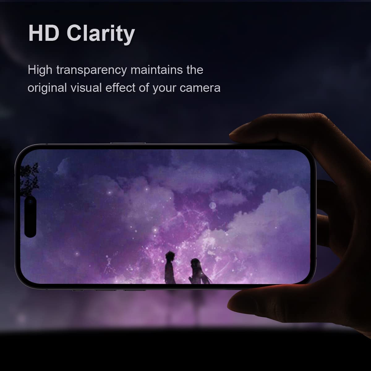 MAYBAL® Diamond Camera Lens Protector for iPhone 13 Pro & 13 Pro Max - HD Clear Tempered Glass Screen Protector, Case-Friendly, Scratch-Resistant Cover (Silver) | Perfect for Outdoor Photography, Travel & Daily Protection