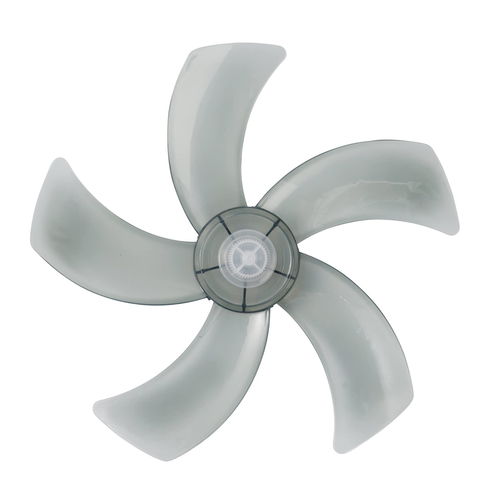 Alvivi 16-Inch Quiet Replacement Fan Blade with Nut Cover - 5/7 Leaf Design for Standing & Table Fans - Durable Plastic for Home, Office & Outdoor Use
