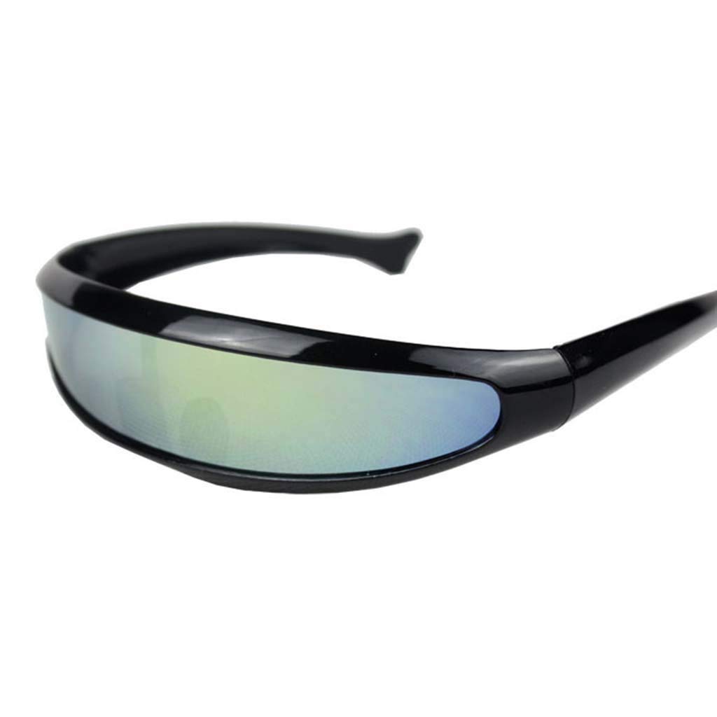 Polarized Sunglasses for Men - Military Style Metal Frame Fishtail Uni-Lens Shades for Cycling, Driving & Outdoor Activities | UV Protection & Anti-Glare