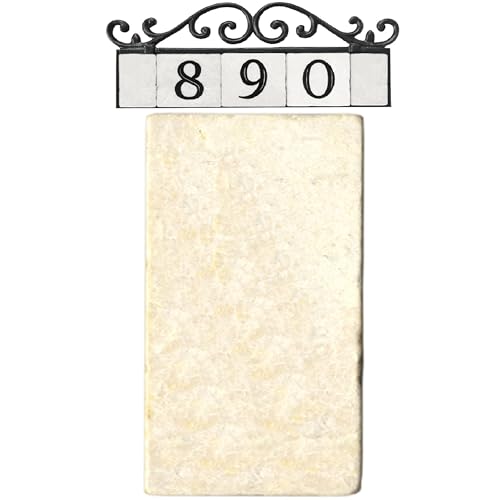 Beige Décor Tile-Blank (Half)