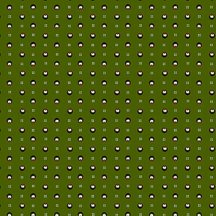 Buttermilk Basin My Childhood Christmas Ditsy Green Fabric by the Yard - Perfect for Holiday Quilting, DIY Crafts, and Christmas Decorations