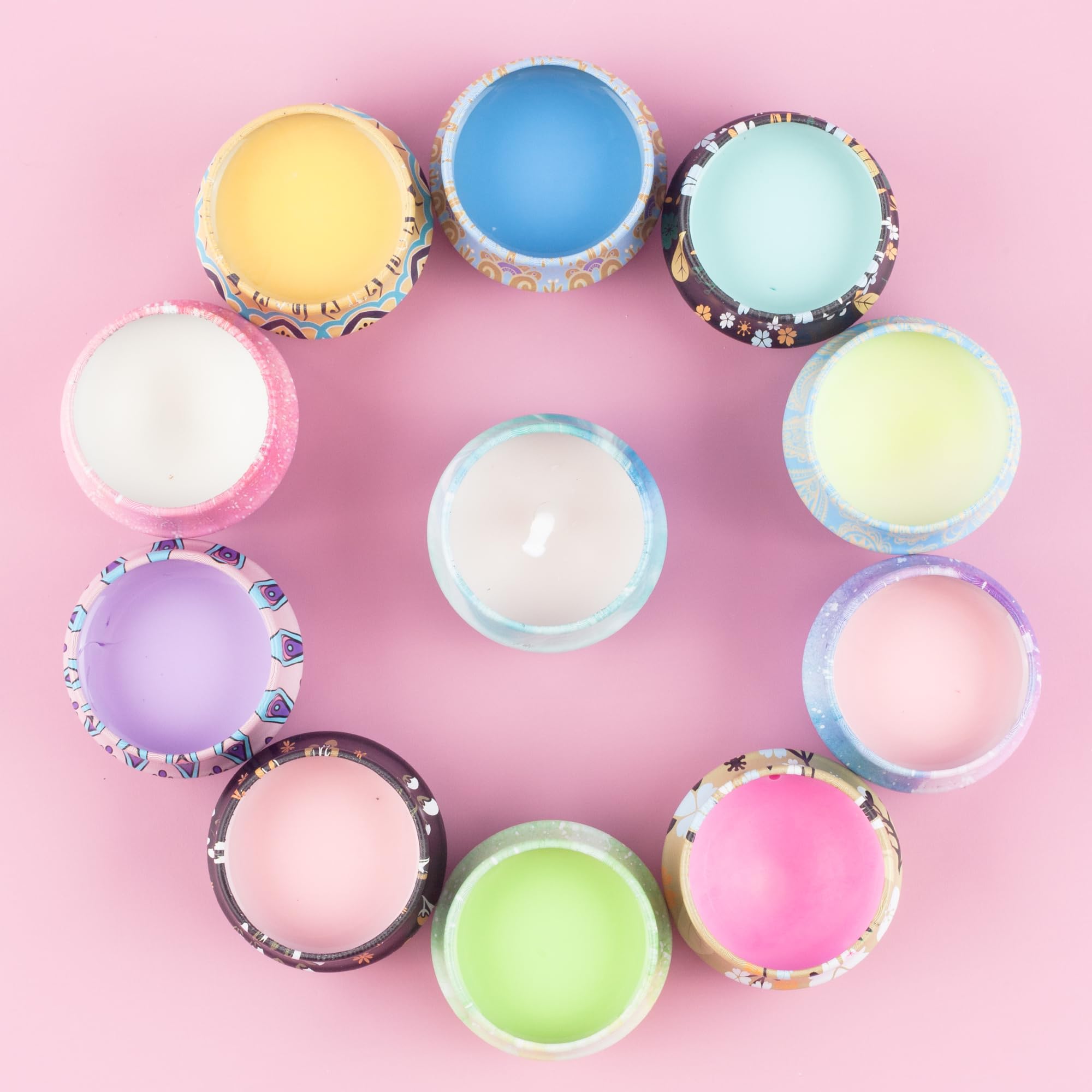 12 Pack 10 Gram Refillable Lip Balm Tins - Mini Travel-Sized Cosmetic Containers for Salves, Creams, Candles & Tea | Perfect for DIY Beauty, Travel Essentials & Small Gift Packaging