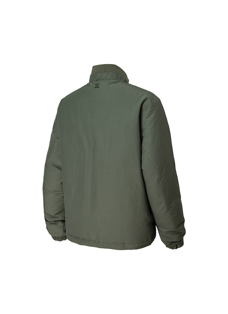 Women's High Neck Goose Down Blouson Jacket - Warm Winter Puffer Coat for Outdoor Activities & Casual Wear
