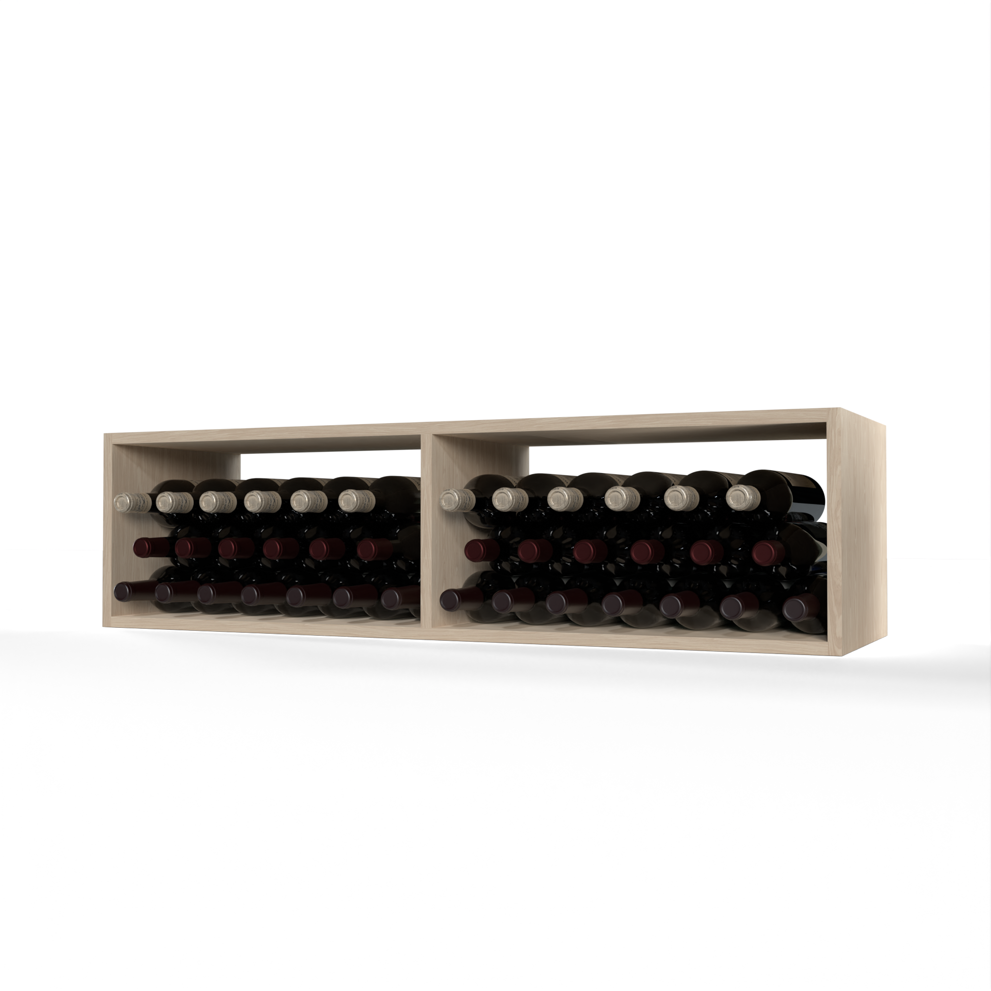 GrandCellar™ 10 Column Full Depth Bulk Wine Bin - Premium Wine Storage Rack for 12 Bottles - Perfect for Wine Cellars, Restaurants, and Home Bars
