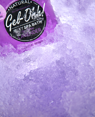 AVRY BEAUTY Lavender Jelly Spa Bath - Relaxing Aromatherapy Bath Soak for Stress Relief & Skin Hydration | Perfect for Self-Care Nights, Spa Days & Gift Sets