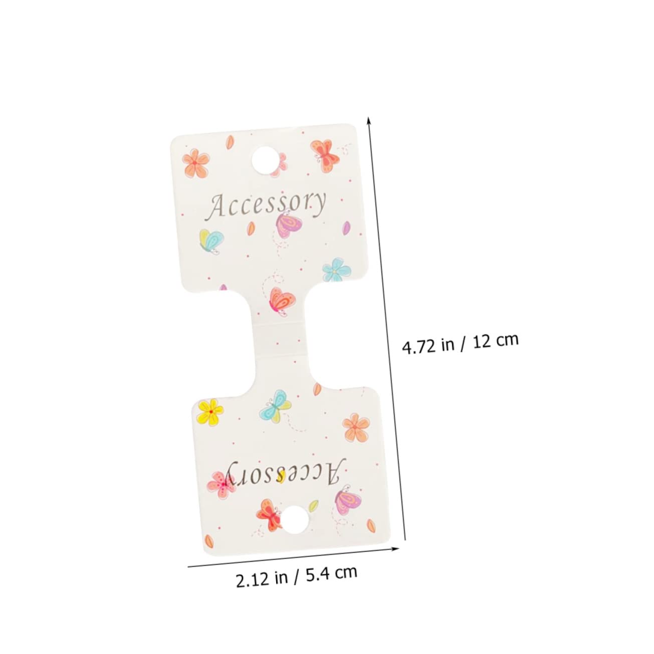 Alipis 200pcs Foldable Hair Bow Display Cards - Hair Clip Organizer & Pin Holder for Salon, Boutique, and Retail Store Displays
