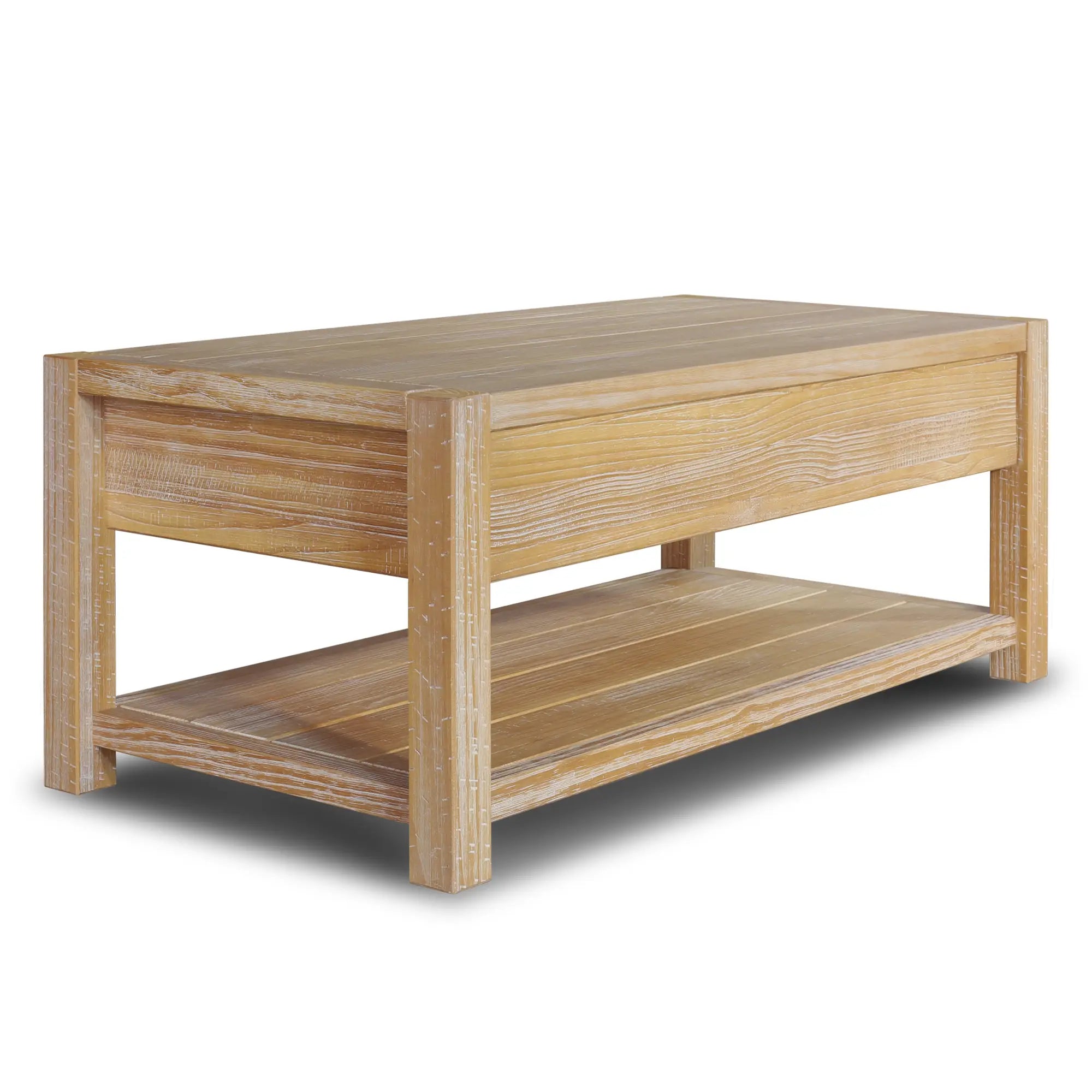 Modern Montauk Coffee Table - Solid Wood Mid-Century Design for Living Room, Office & Lounge - Stylish & Durable Home Decor Furniture