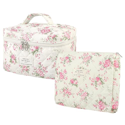 2PCS-Floral Pink