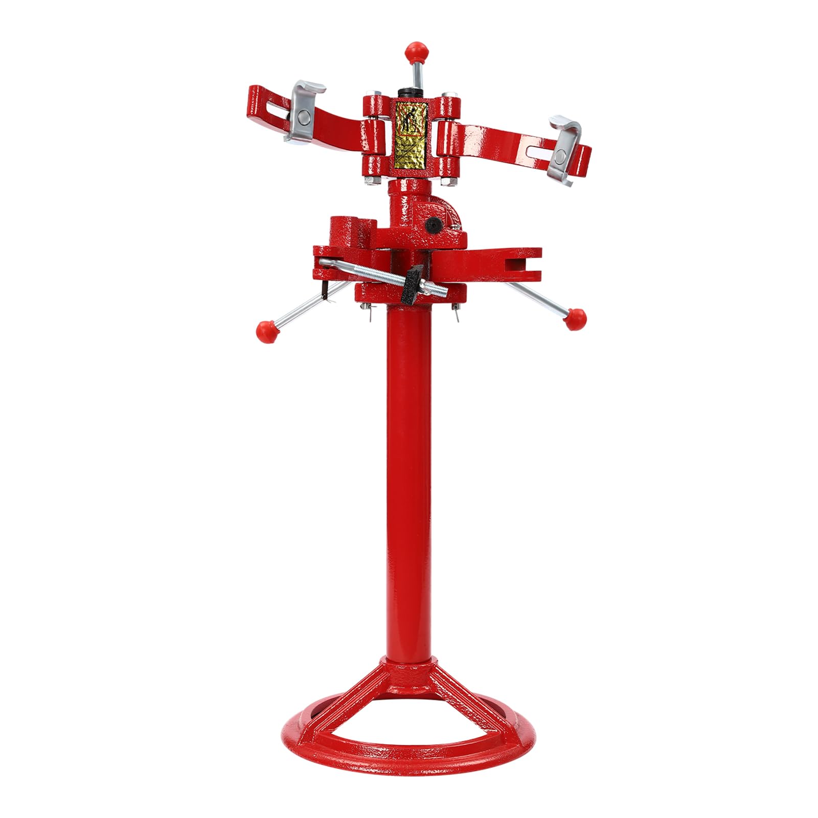 Heavy Duty Vertical Auto Spring Compressor Tool - Hand Operated Cast Iron Coil Spring Compressor for Car Repair, Adjustable Height 35.5