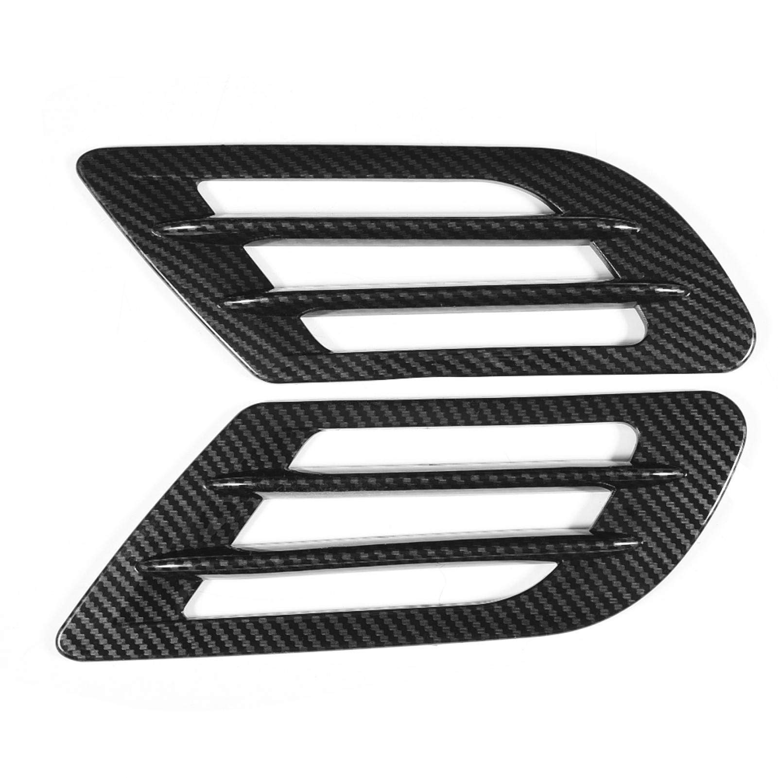2PCS Car Side Door Air Flow Vent Covers - Decorative Intake Grille Trim Stickers for Enhanced Air Circulation & Stylish Vehicle Customization - Perfect for Sedans, SUVs, and Trucks