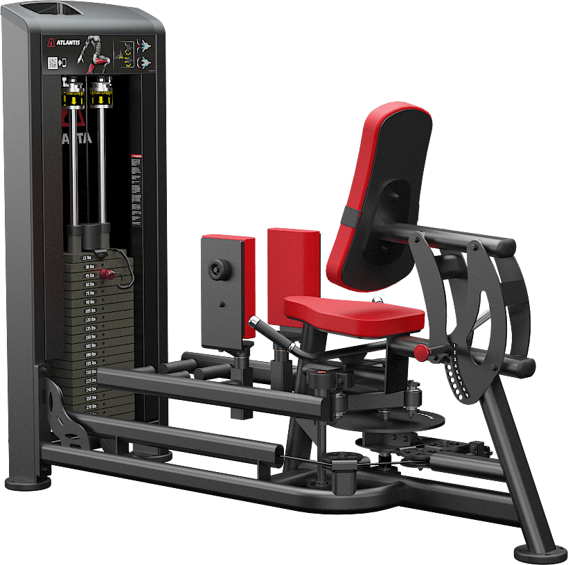 ATLANTIS Abductor Adductor Machine - Gym Strength Training Equipment for Leg & Hip Workouts - Perfect for Home & Commercial Fitness Centers