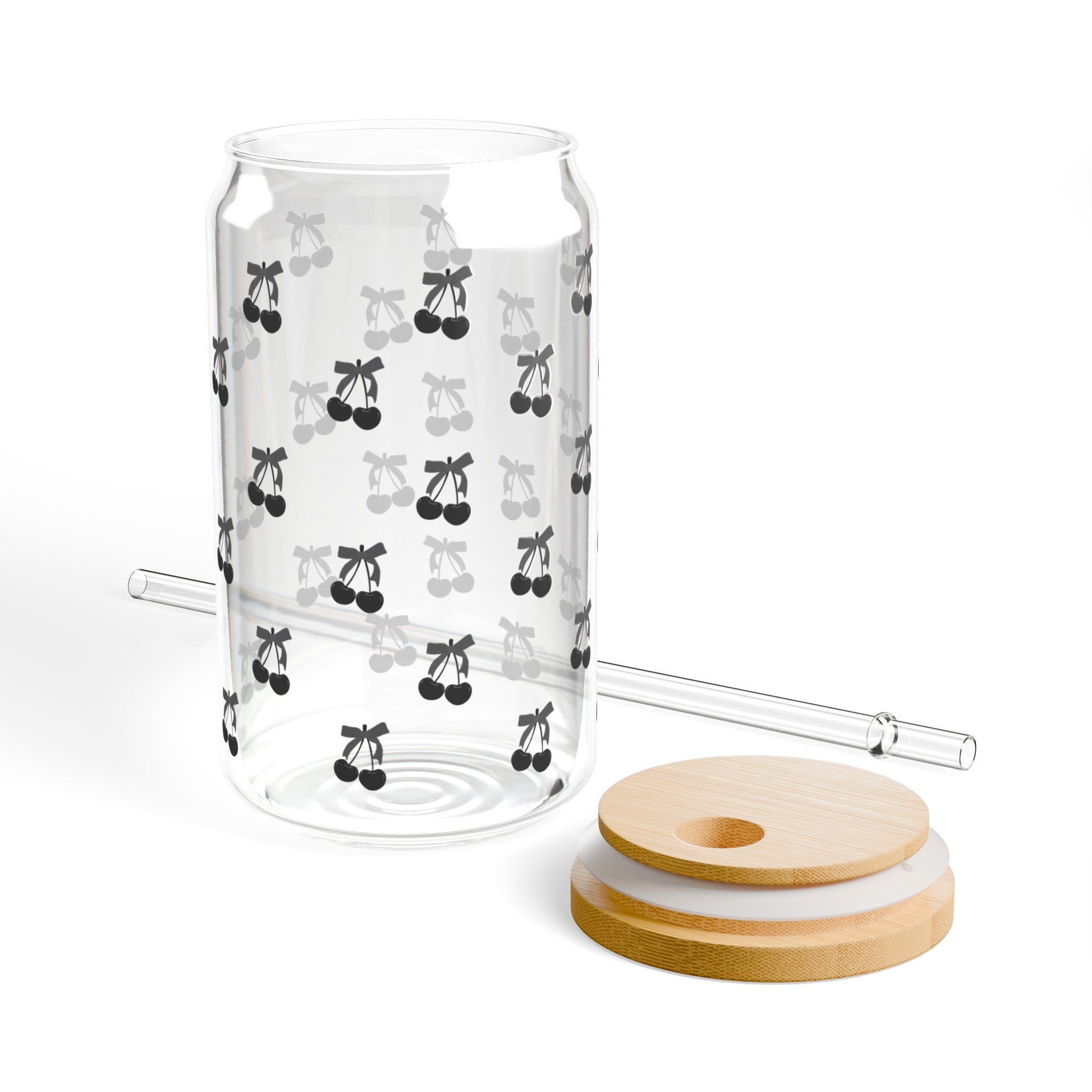 Premium Black Cherry Sipper Cup - BPA-Free Leak-Proof Straw Lid for Kids & Adults - Perfect for Smoothies, Iced Coffee & On-the-Go Hydration