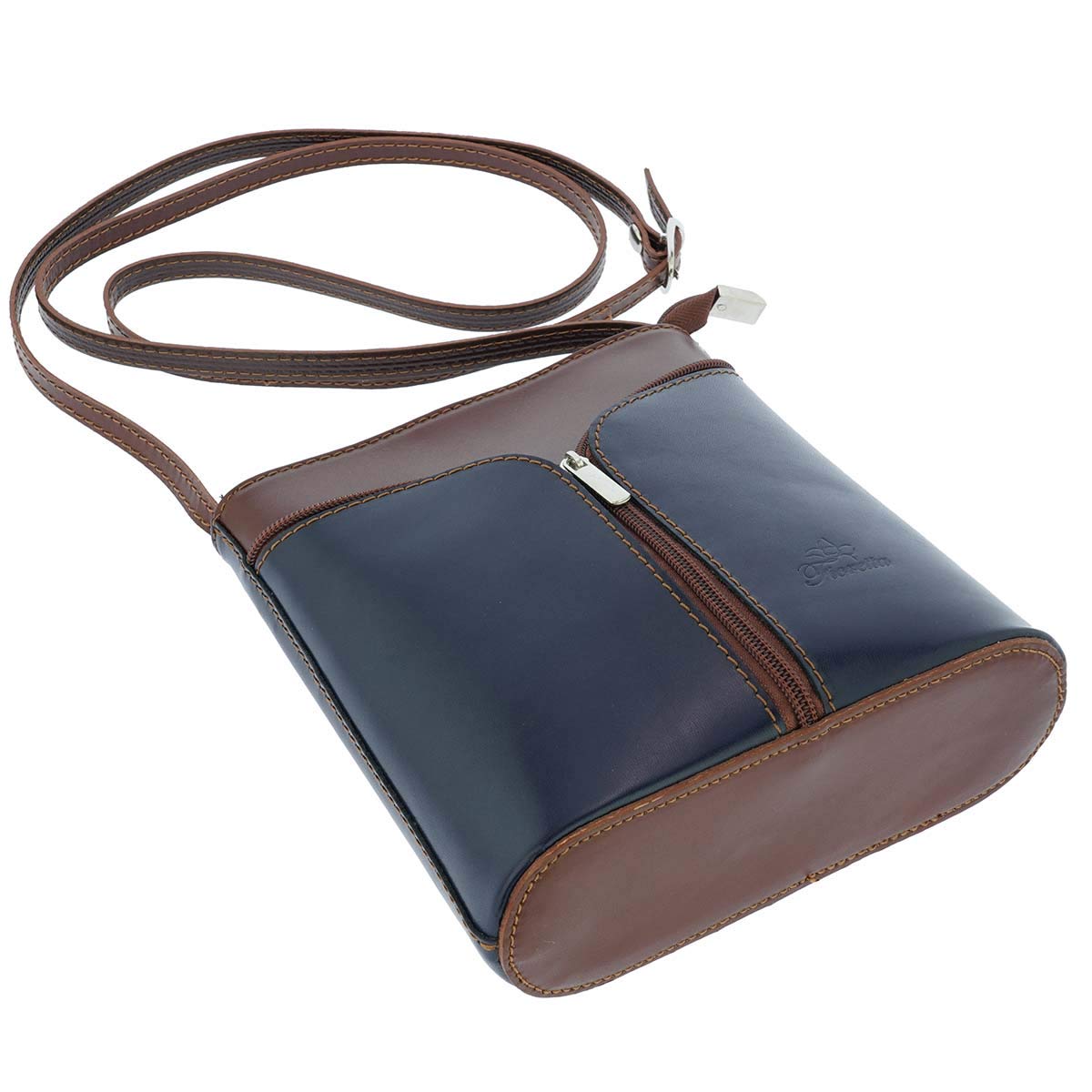Genuine Italian Leather Crossbody Shoulder Bag for Women - Stylish Handbag Purse for Work, Travel & Everyday Use