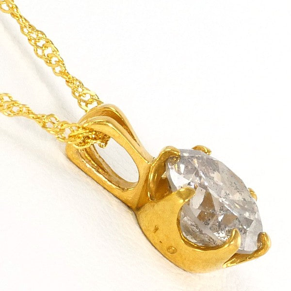 24K Yellow Gold Diamond Necklace for Women - Elegant & Luxurious Jewelry Gift for Anniversary, Wedding & Special Occasions