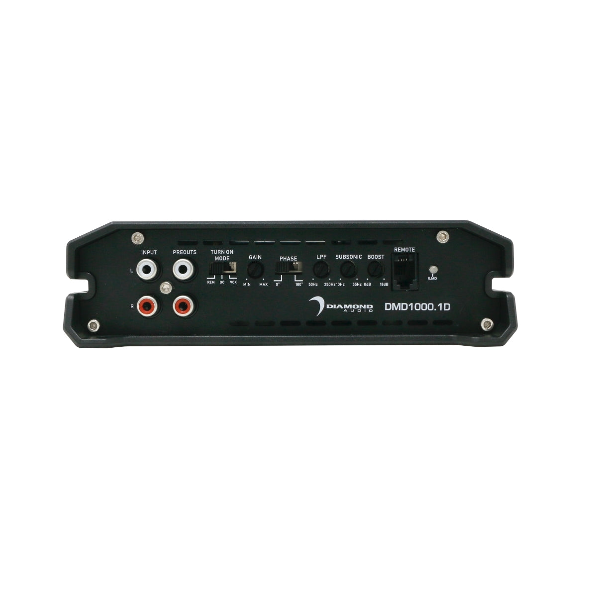 DMD1000.1D Mono Block Digital Amplifier - 1000W High Power 1 Channel Car Audio Amp for Subwoofers | Perfect for Car Audio Systems & Bass Boost