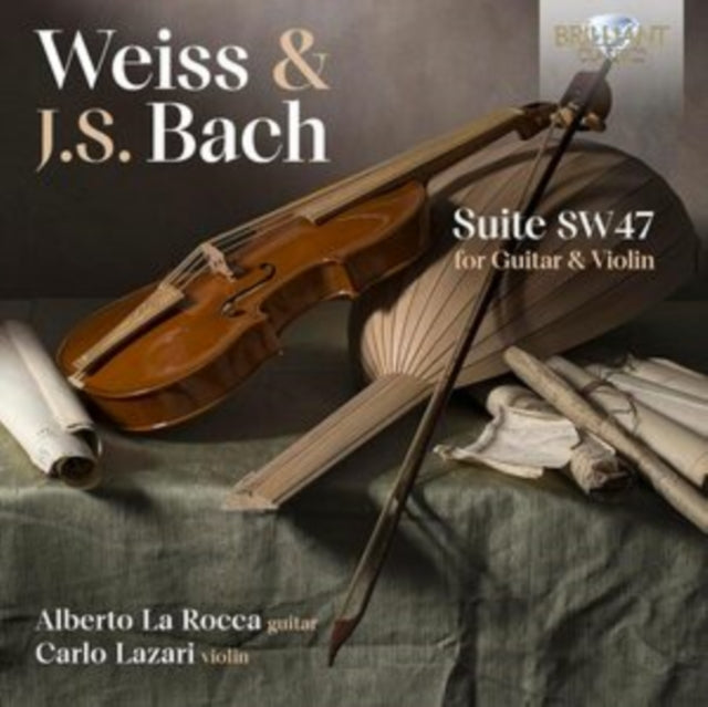 Alberto La Rocca & Carlo Lazari CD - Weiss & J.S. Bach: Suite SW47 for Guitar and Violin | Classical Music for Relaxation, Study & Romantic Evenings