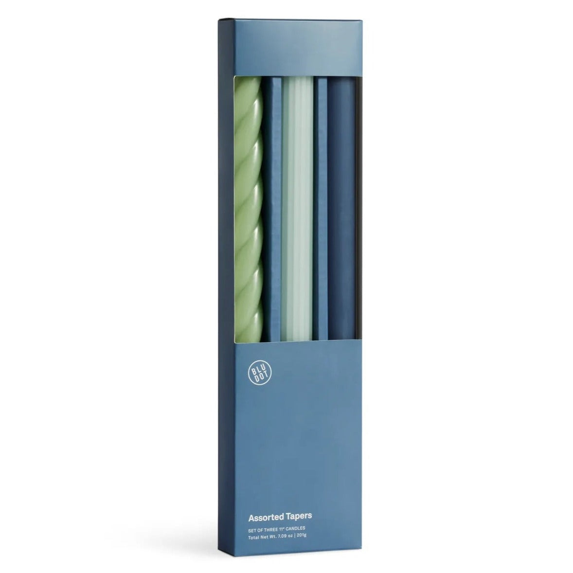Blu Dot Premium Taper Candle Set - 12-Pack Natural Beeswax Candles for Dining Table, Wedding Centerpieces & Romantic Home Decor