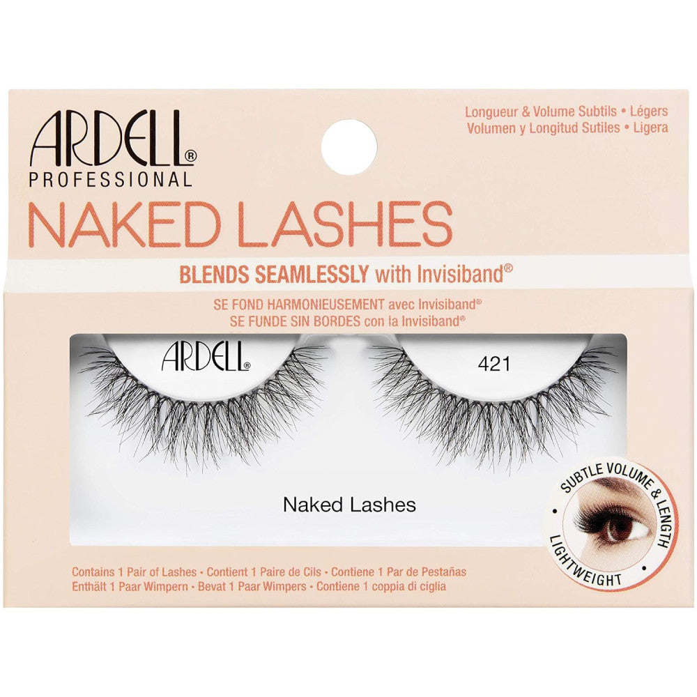 Ardell Naked #421 False Eyelashes - Natural Look, Lightweight & Comfortable - Perfect for Everyday Wear, Date Night & Special Occasions