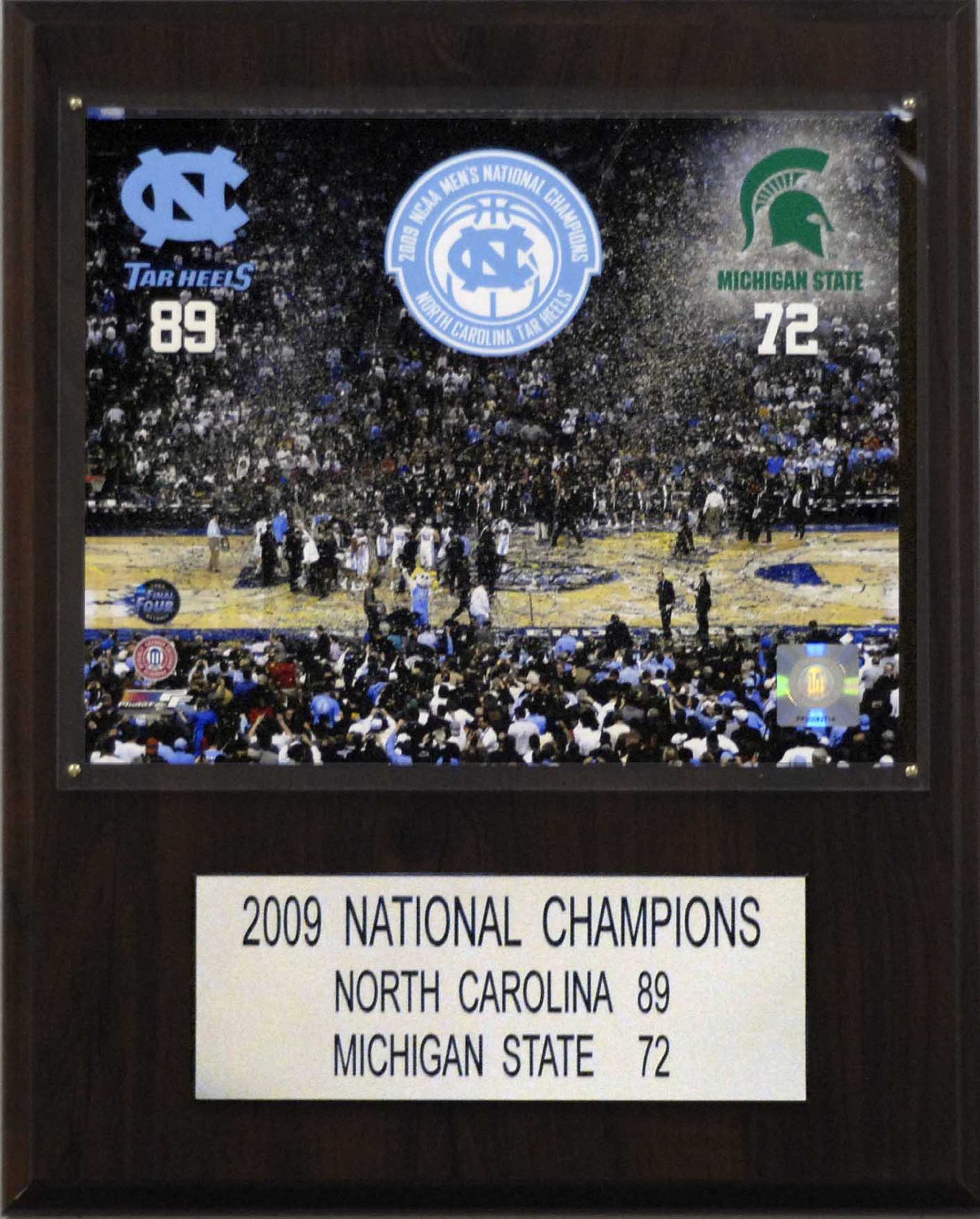 2009 NCAA Basketball Champions North Carolina Tar Heels Commemorative Plaque - Perfect for Sports Fans, Man Cave Decor & Office Awards