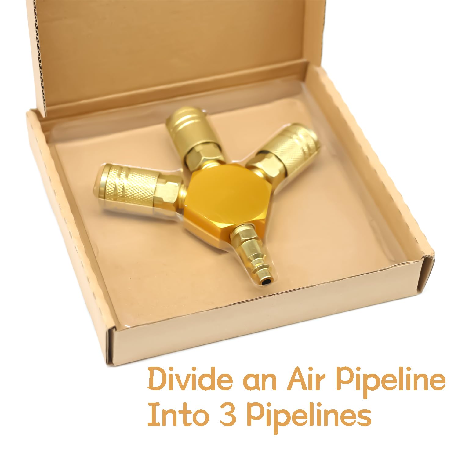 3 Way Hose Splitter 1/4