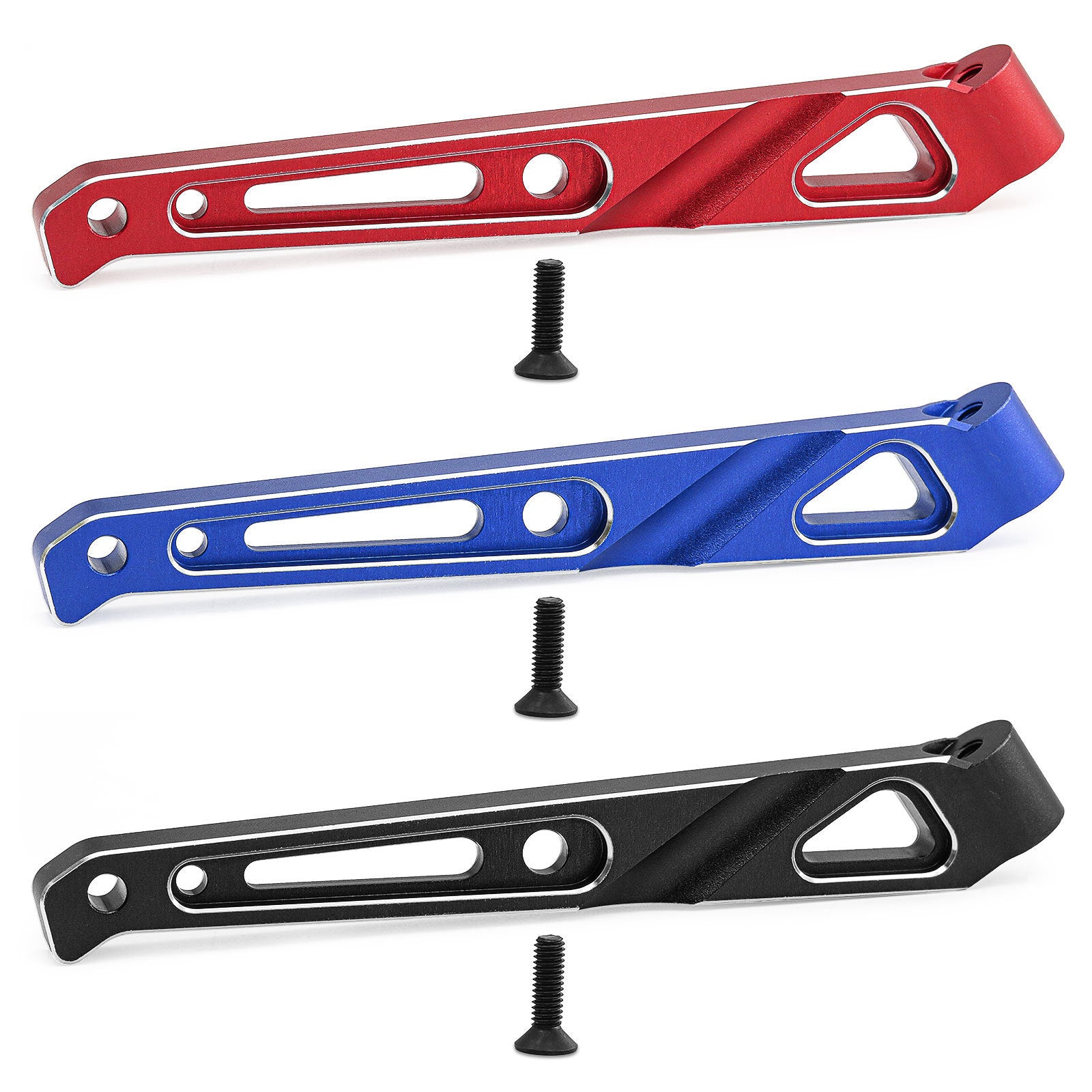 ARRMA 1/8 Senton Typhon 6S BLX RC Car Aluminum Rear Brace Support Part W232 - Upgrade for Off-Road Bashing & Racing Durability