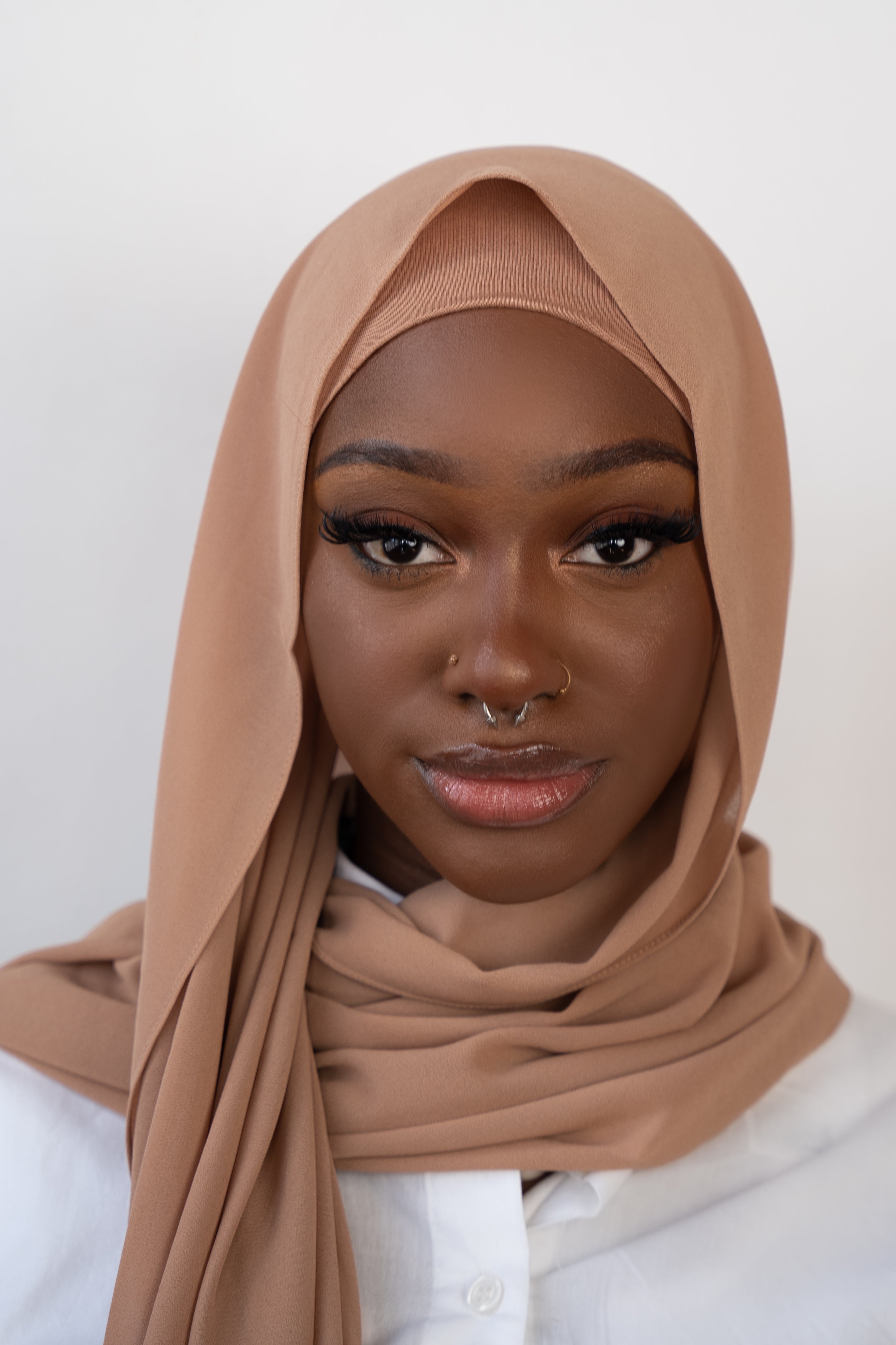 Elegant Chiffon Hijab Set - Soft & Breathable Muslim Scarf - Perfect for Daily Wear, Prayer, and Special Occasions