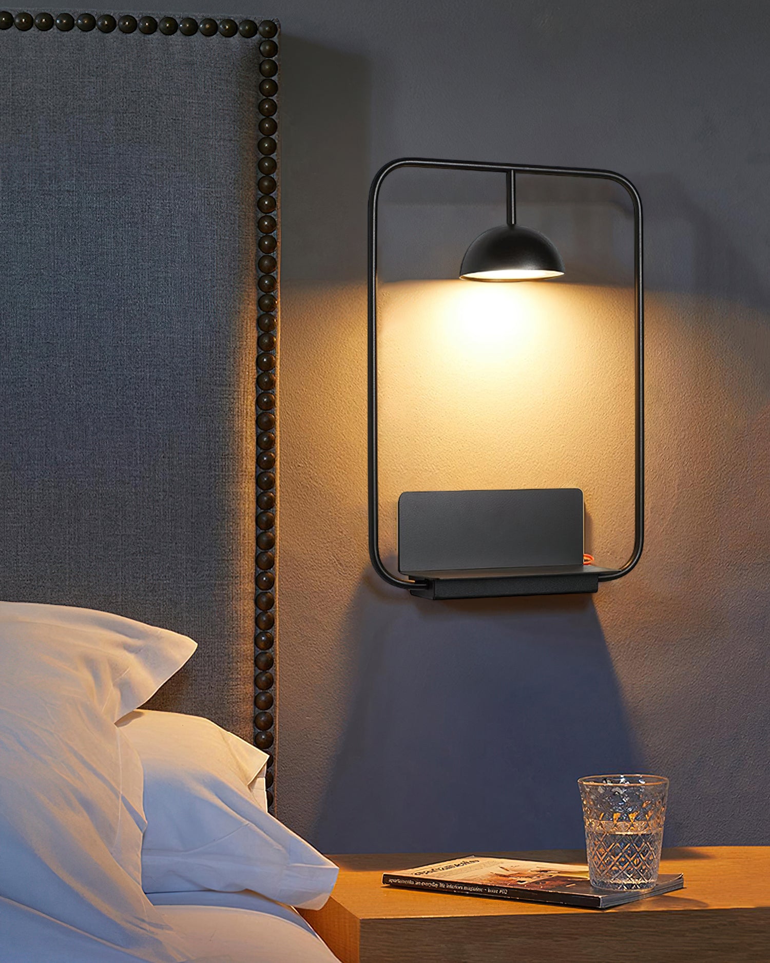 Cupolina Modern LED Wall Sconce Light Fixture - Dimmable Indoor/Outdoor Wall Lamp for Bedroom, Living Room, Hallway & Patio Lighting