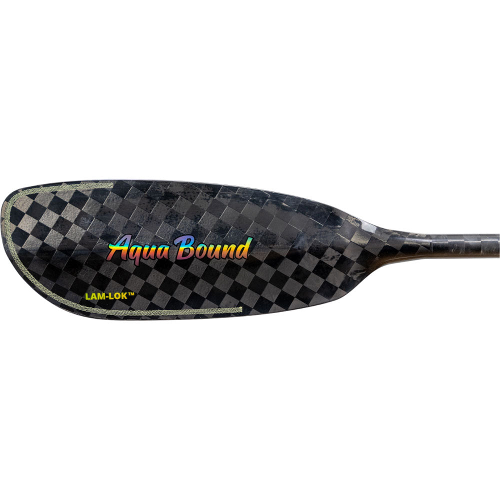 Aqua Bound Ultralight Tetra Carbon Straight Shaft 2-Piece Kayak Paddle with Versa Lok System - Lightweight & Durable for Touring, Fishing & Recreational Kayaking