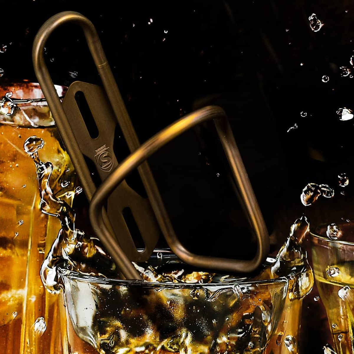 Premium Bourbon Titanium Cage - Durable & Lightweight Whiskey Accessory for Home Bar, Parties & Gifting | Perfect for Bourbon Enthusiasts & Collectors