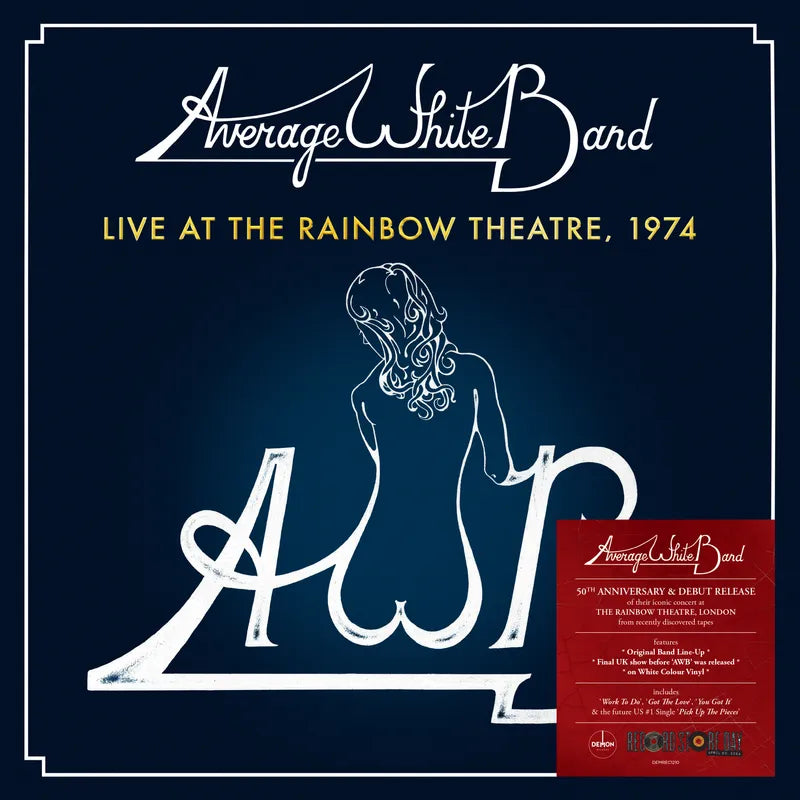 Average White Band - Live At The Rainbow Theatre 1974 Concert | Vintage Funk & Soul Music Album | Perfect for Music Lovers, Collectors, and Retro Vinyl Enthusiasts